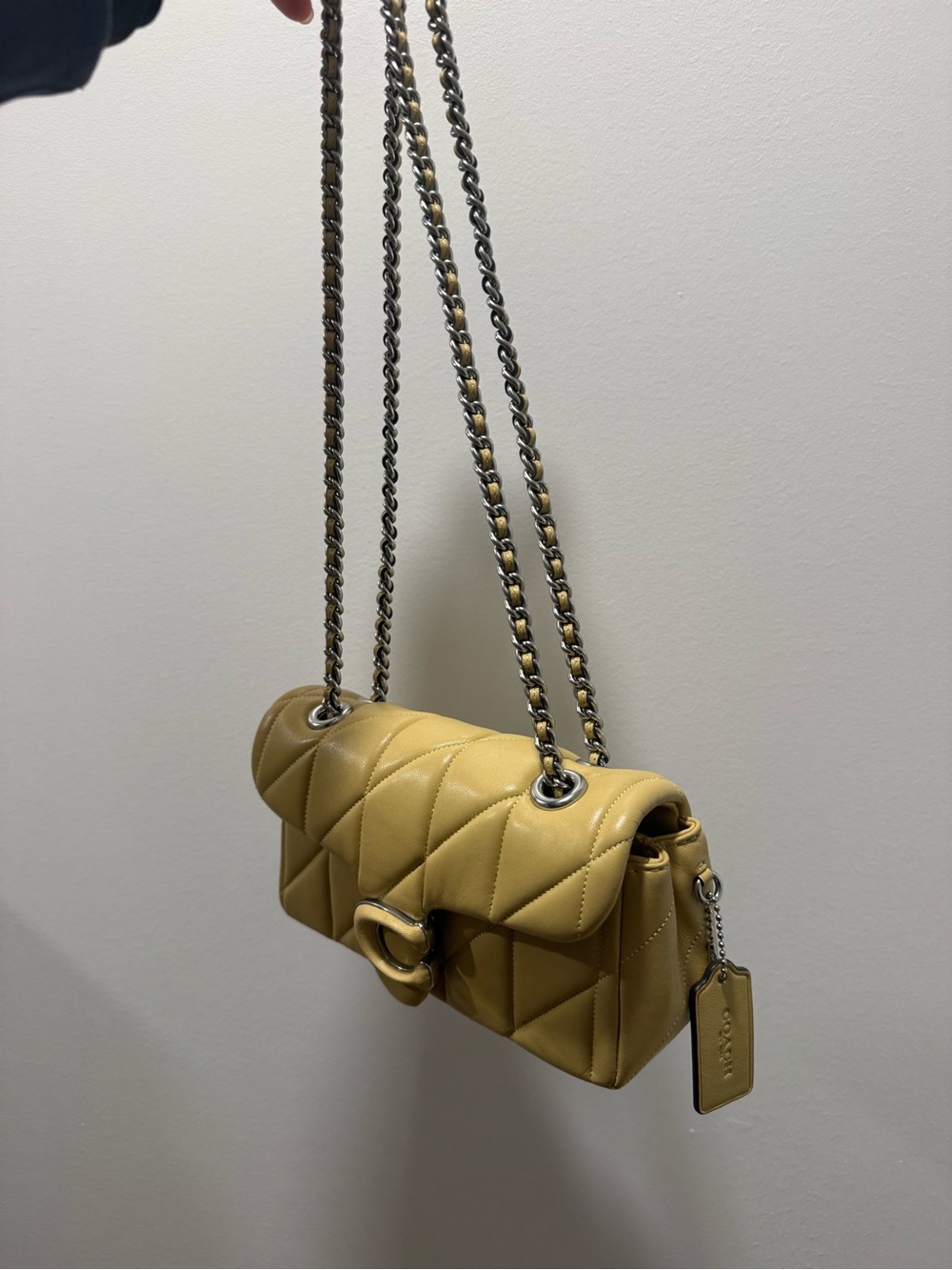 Coach Yellow Tabby bag - Picture 2 of 7